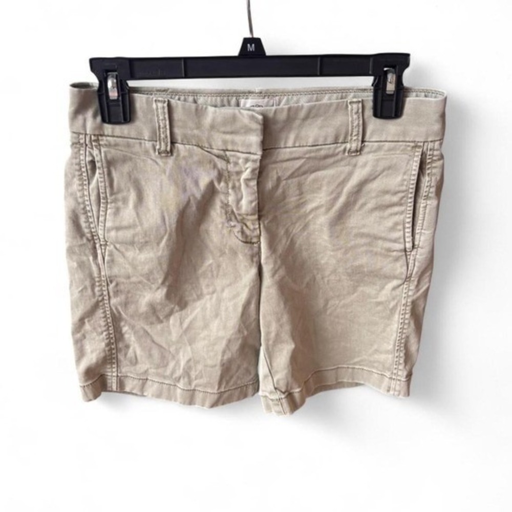 J.Crew khaki shorts- size 2 - #tan #shorts